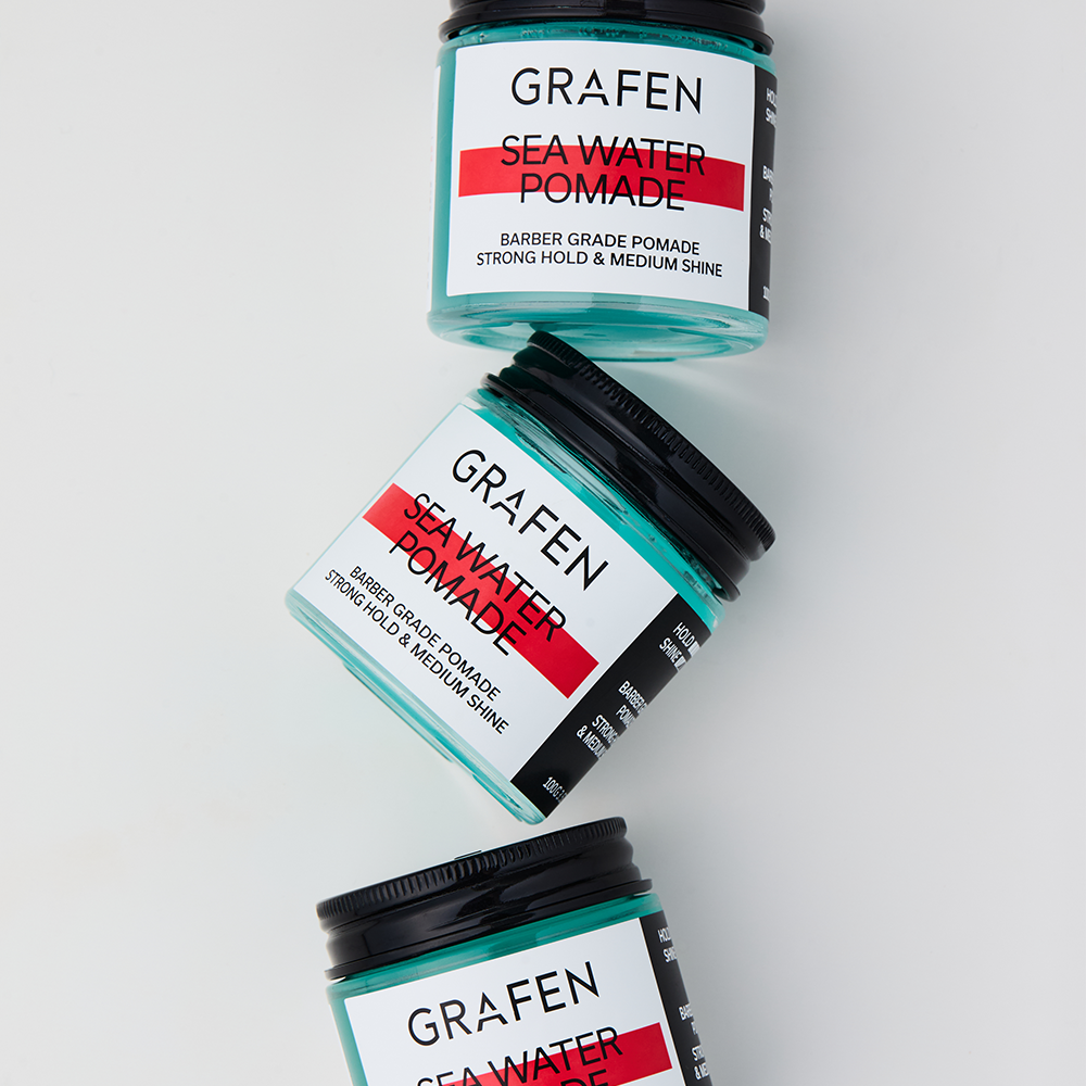 그라펜 세정력좋은 수성포마드왁스 제주해수포마드 100g, 1개