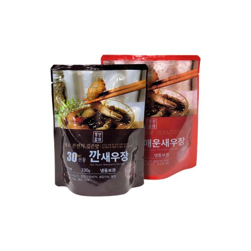 1+1 순살 깐 새우장/매운깐새우장 330g+330g 먹기편한 통영할매 집반찬 - 상세 이미지 3