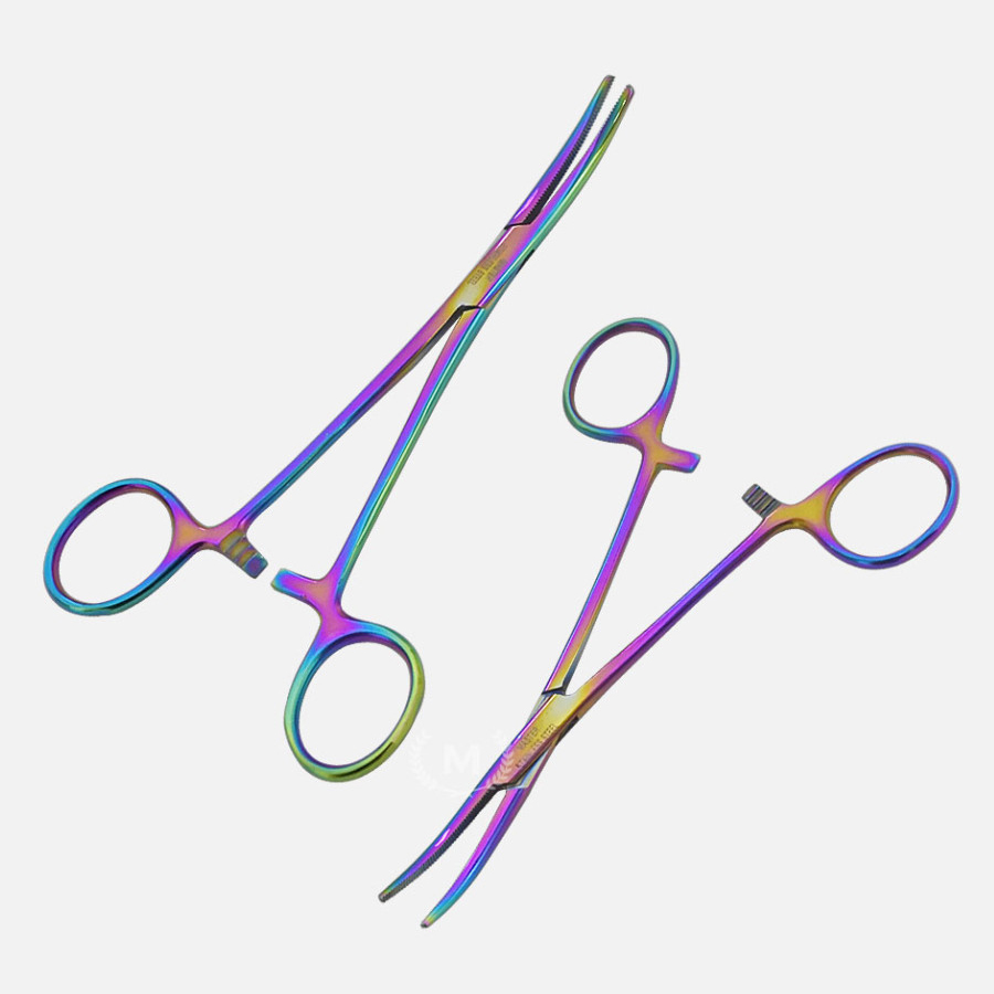마스터 곡선형 톱날 티탄 포셉 낚시 가위 14cm 16cm 18cm 바늘빼기 - 상세 이미지 4