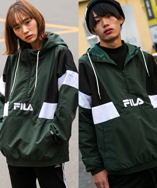 휠라 FILA ZIP FIVE 후드 아노락 바람막이 자켓 4컬러 - 상세 이미지 3