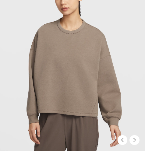 나이키 24.7 임파서블리소프트 드라이 핏 오버사이즈 크루넥 탑 D4 HQ8194-233