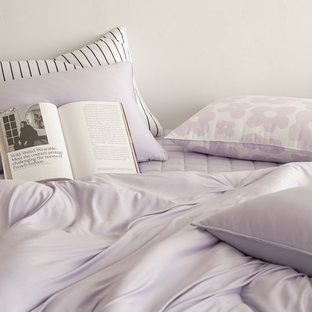 깊은잠몽글 먼지없는 차렵이불 베개세트 SS