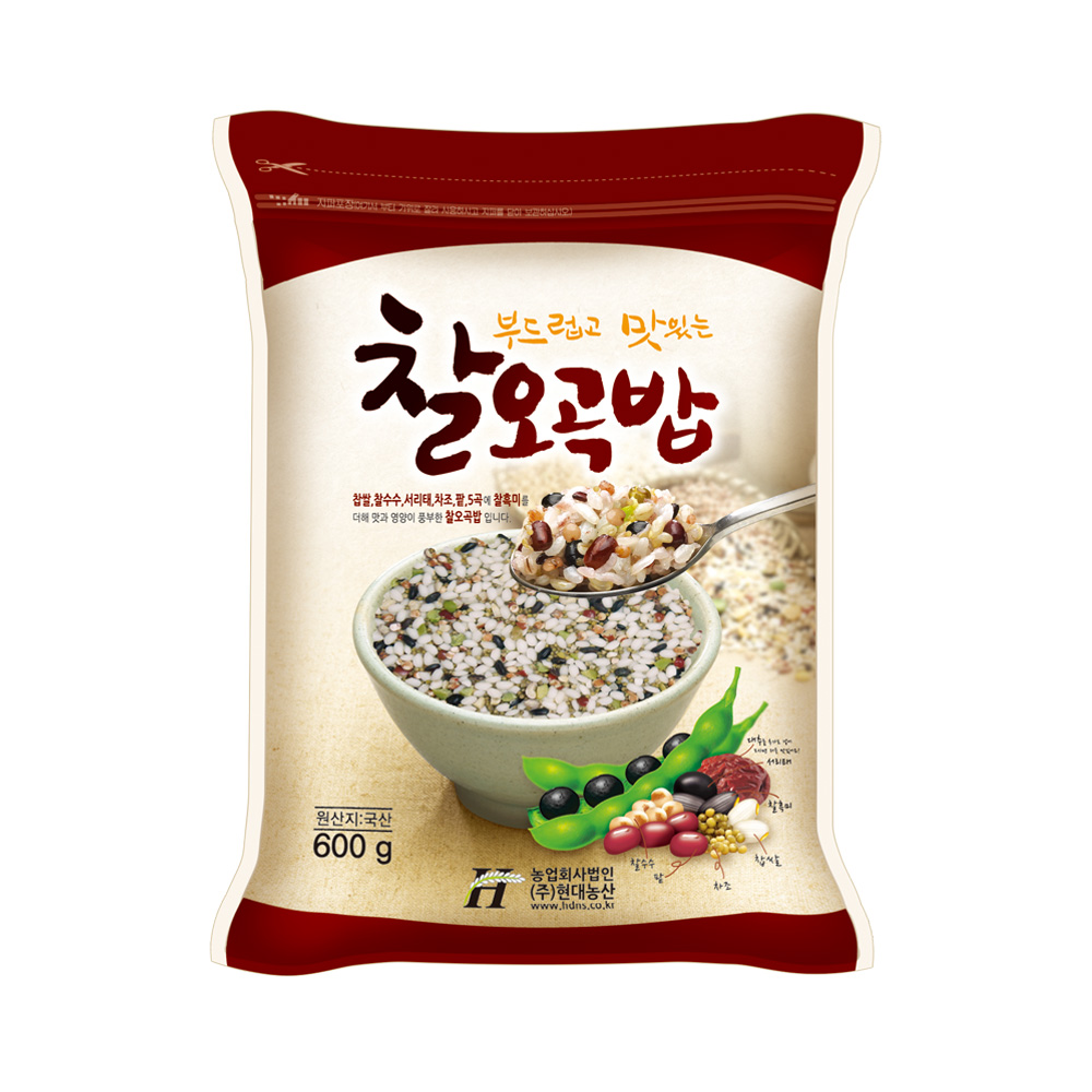 국산 찰오곡밥 600g : 주식회사 현대농산