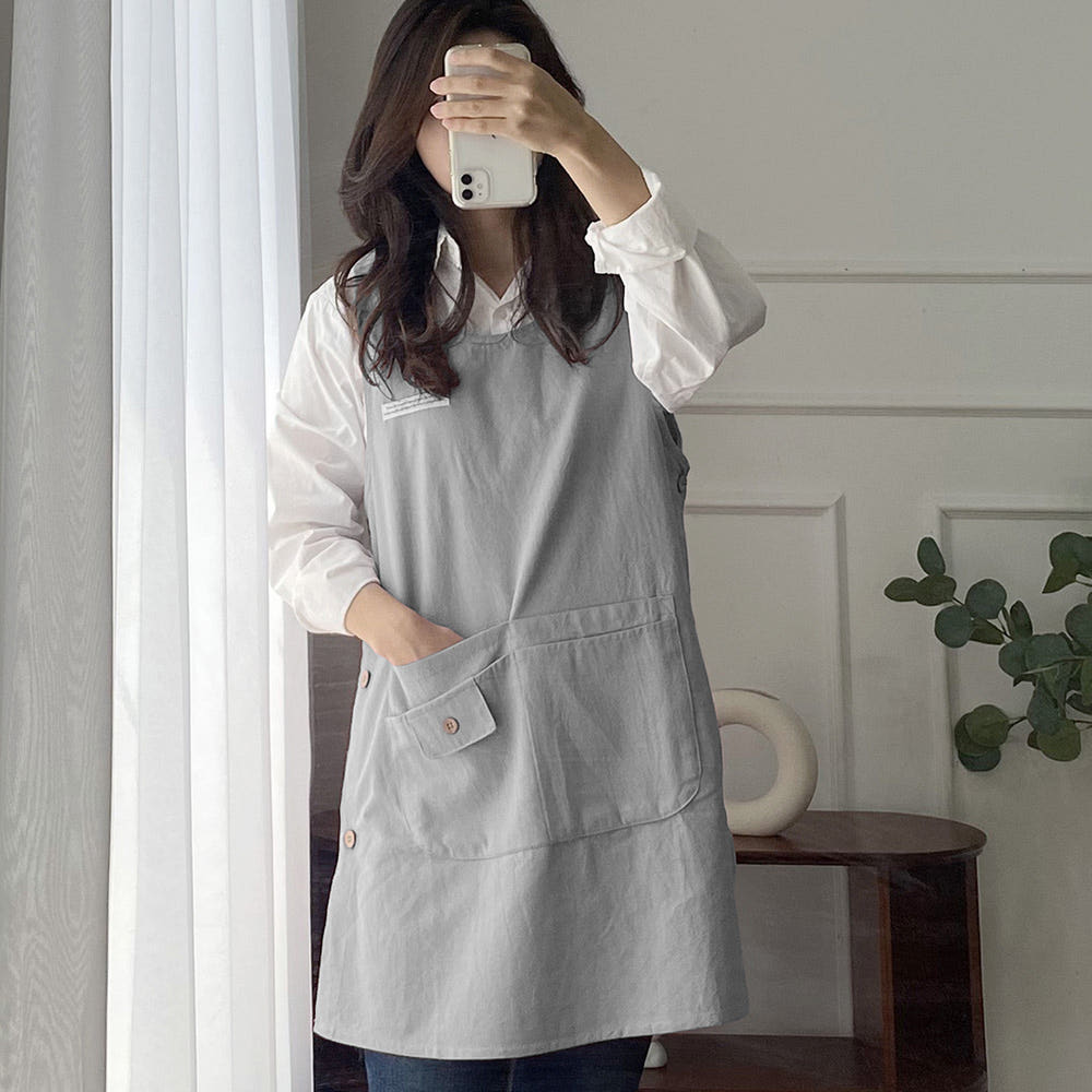 한스갤러리 한스갤러리 원피스 보육 교사 어린이집 앞치마 모던 앞치마 FREE