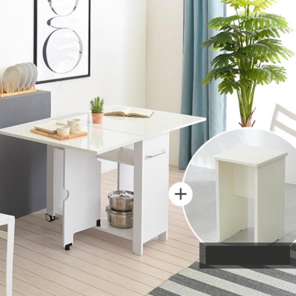 2스툴 1200x800x730 접이식폴딩테이블 원룸 확장형테이블 식탁