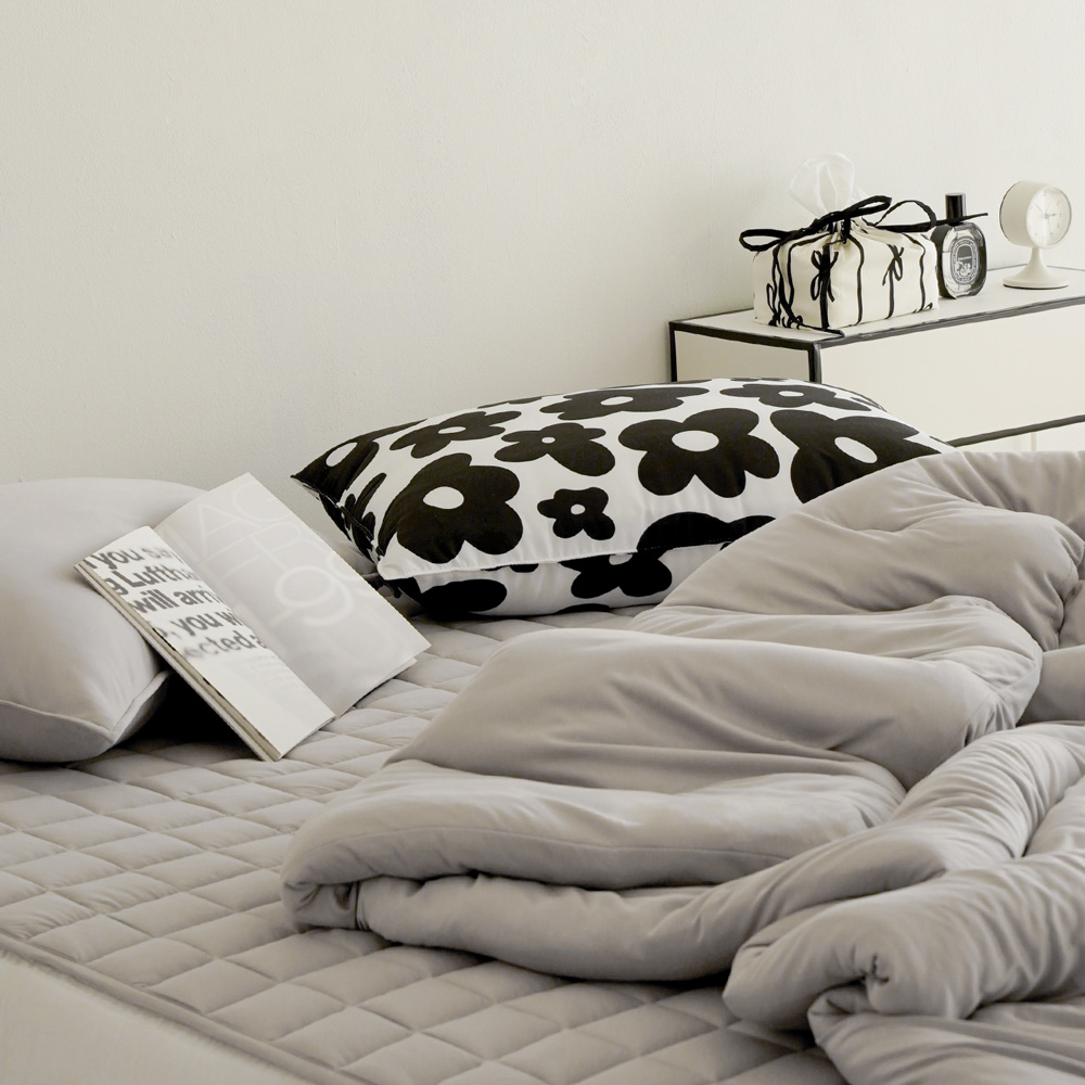 깊은잠몽글 먼지없는 차렵이불 베개세트 SS