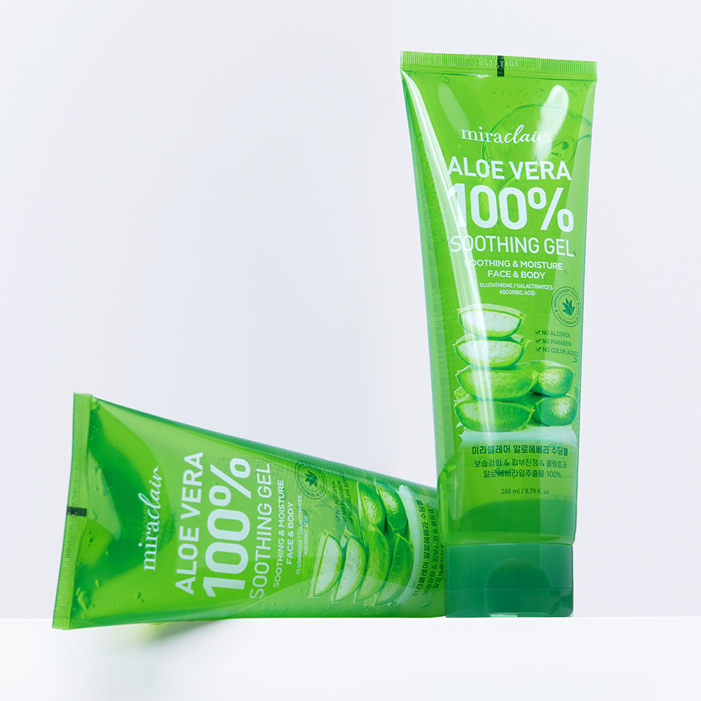 순도100% 수분가득 무알콜 수딩젤 고보습 진정 쿨링겔 알로에베라, 260ml, 1개 - 상세 이미지 5