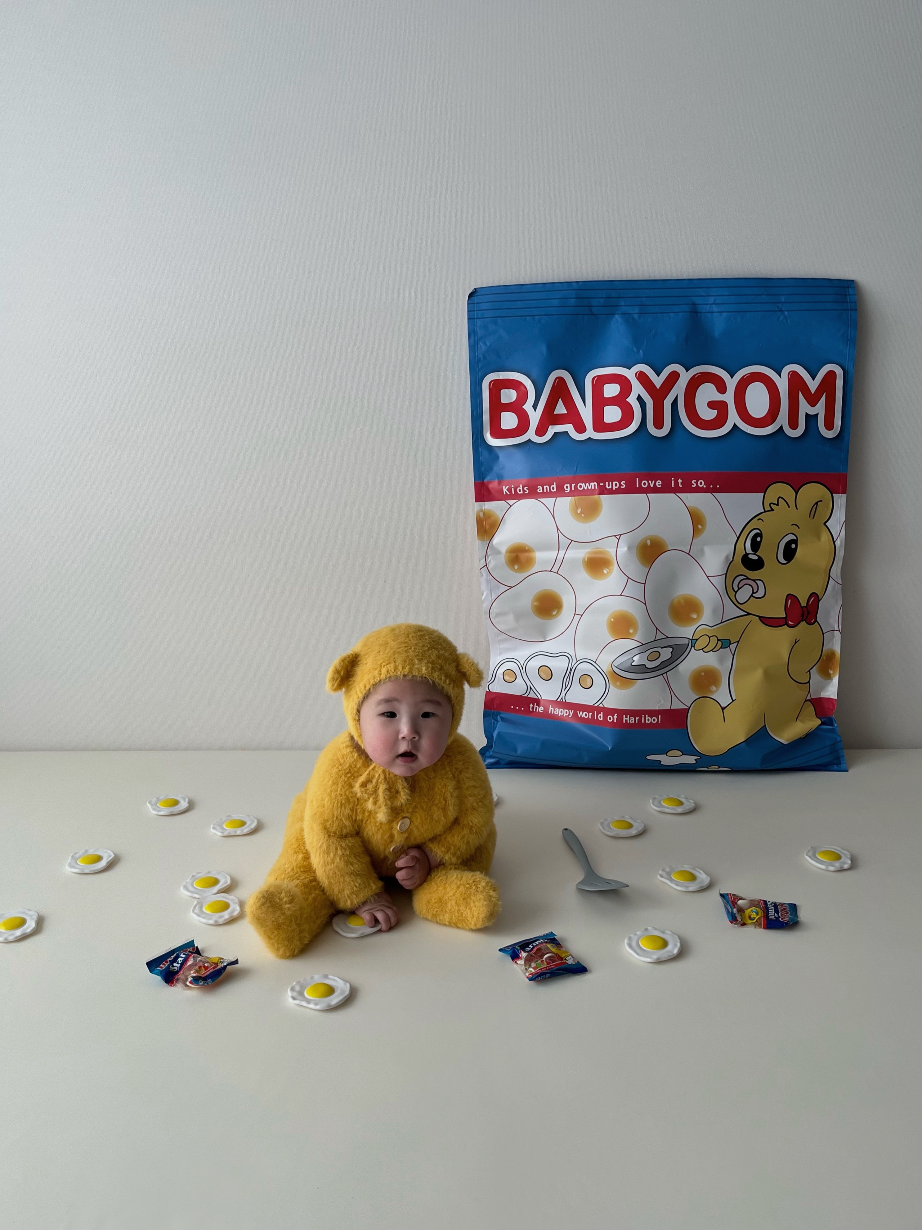 [대여] 베니비디비치 아기 셀프촬영 베이비곰 포토박스 50일 100일 200일 300일