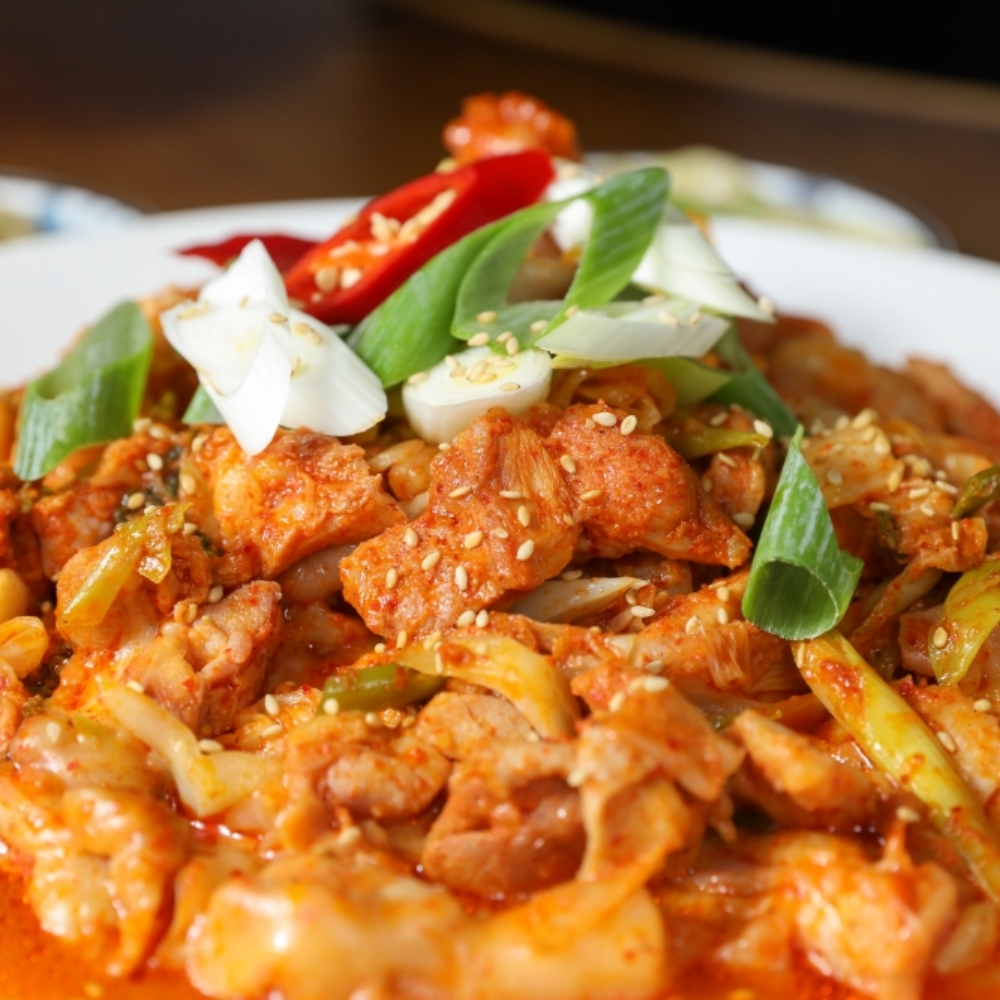 양념 홍삼 간장 닭갈비 당황 춘천닭갈비 100%국내산 냉장 닭다리살 1kg (3인분) - 상품 이미지