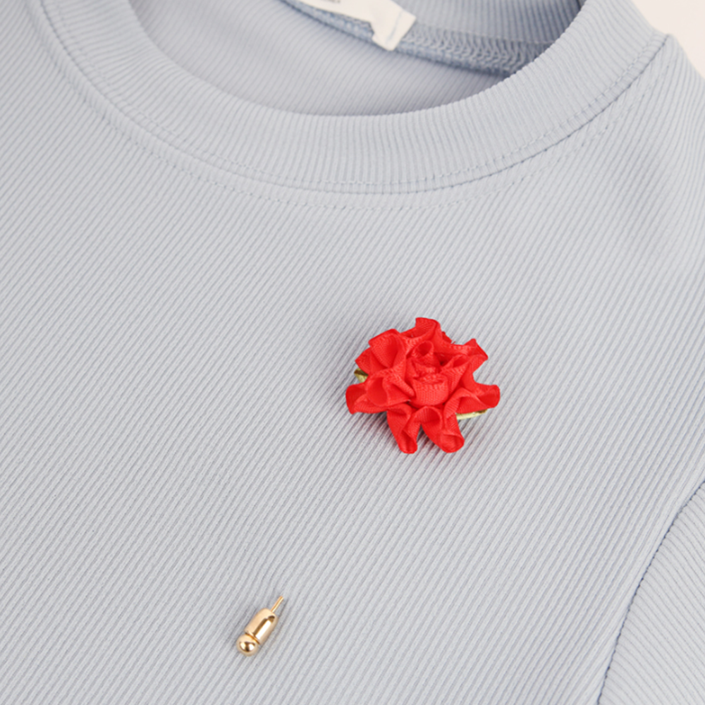 카네이션뱃지 브로치 부토니에 어버이날 스승의날 국산 코사지