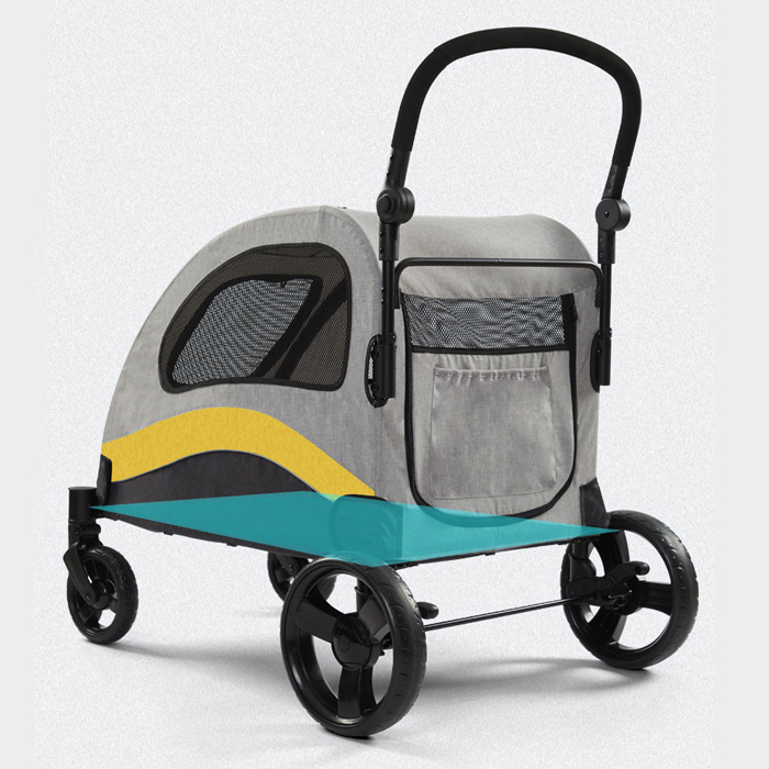 개과천선 그레딘 강아지 유모차 메쉬망 대형견 웨건 투명창 다견다묘