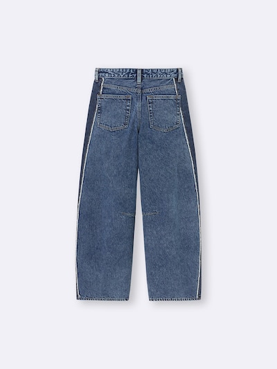 지유 바지 2톤 배럴 레그 청바지 길이 표준 71.0~75.0 cm 356425 - 상세 이미지 3