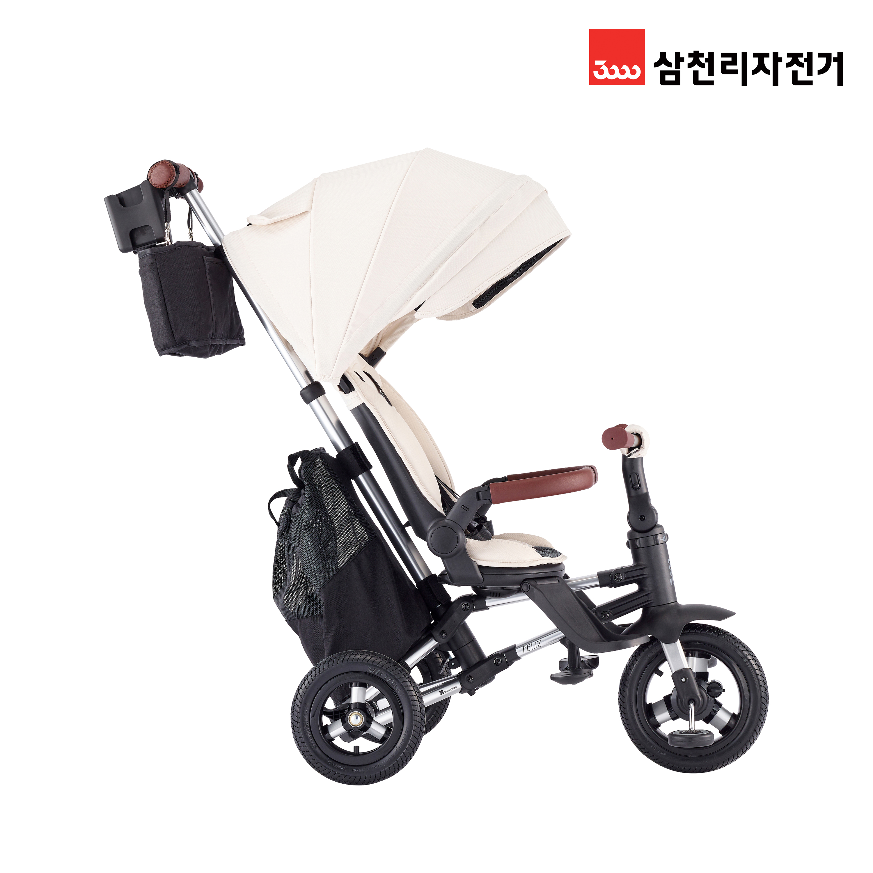 2025 삼천리 펠리즈 - 100% 완조립 가벼운 알루미늄 다기능 어린이 유아용 세발 자전거 - 상세 이미지 4