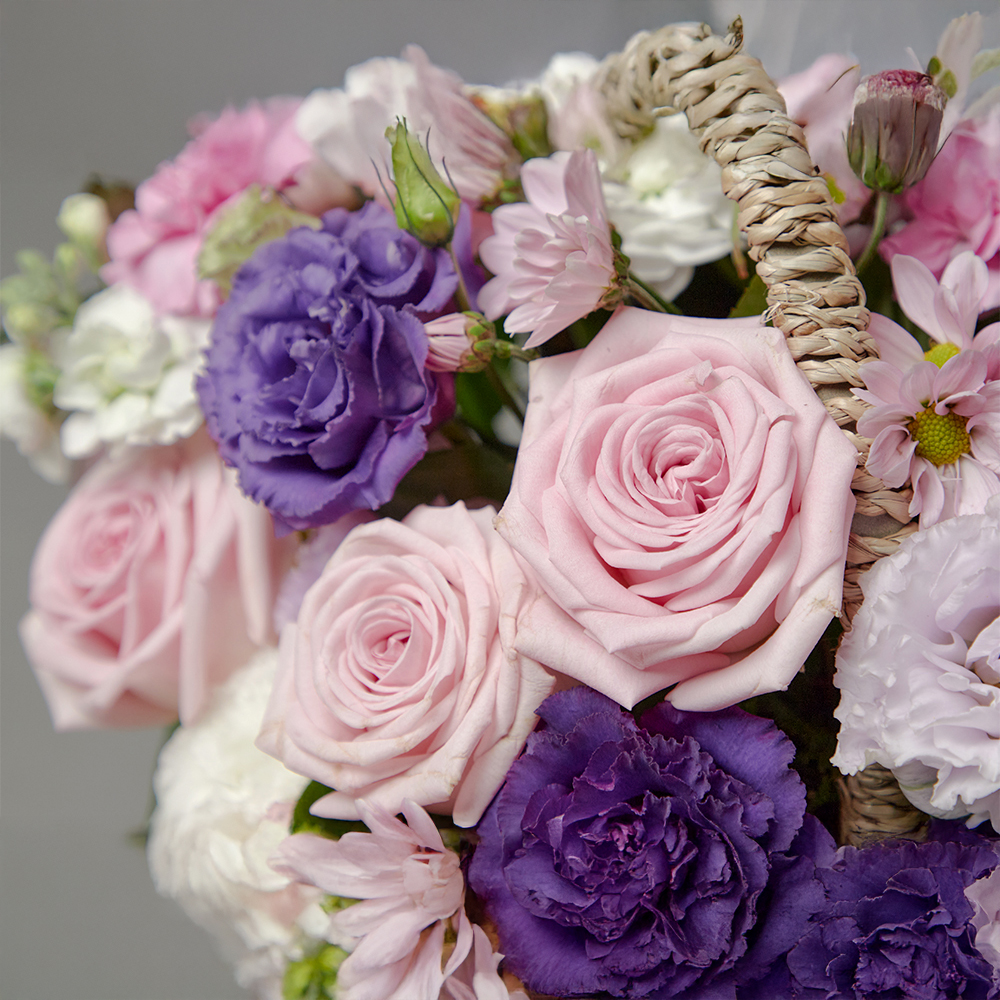 리시안셔스 플로라 혼합 플라워 꽃다발 생화 꽃바구니 생일 기념일 발렌타인데이 전국꽃배달