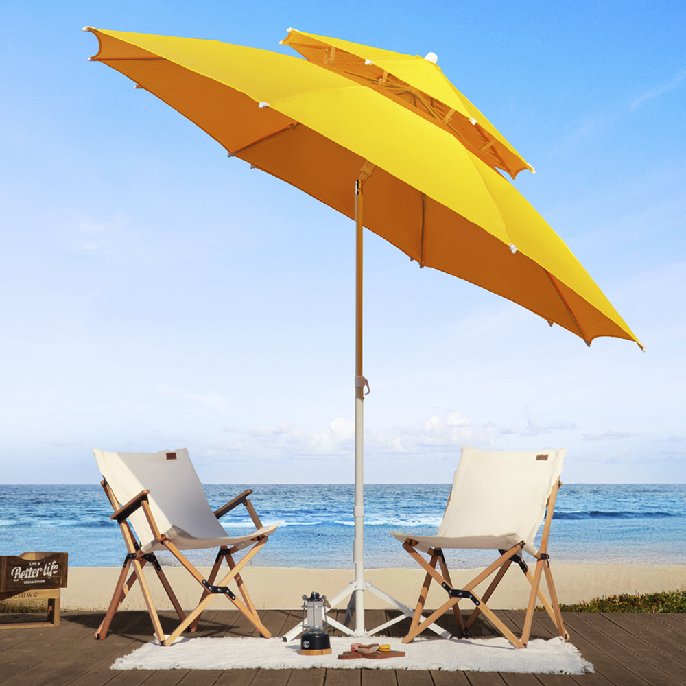 로티캠프 파라솔 대형 캠핑 낚시 비치 휴대용 야외 해변 접이식 카페 PS270-F