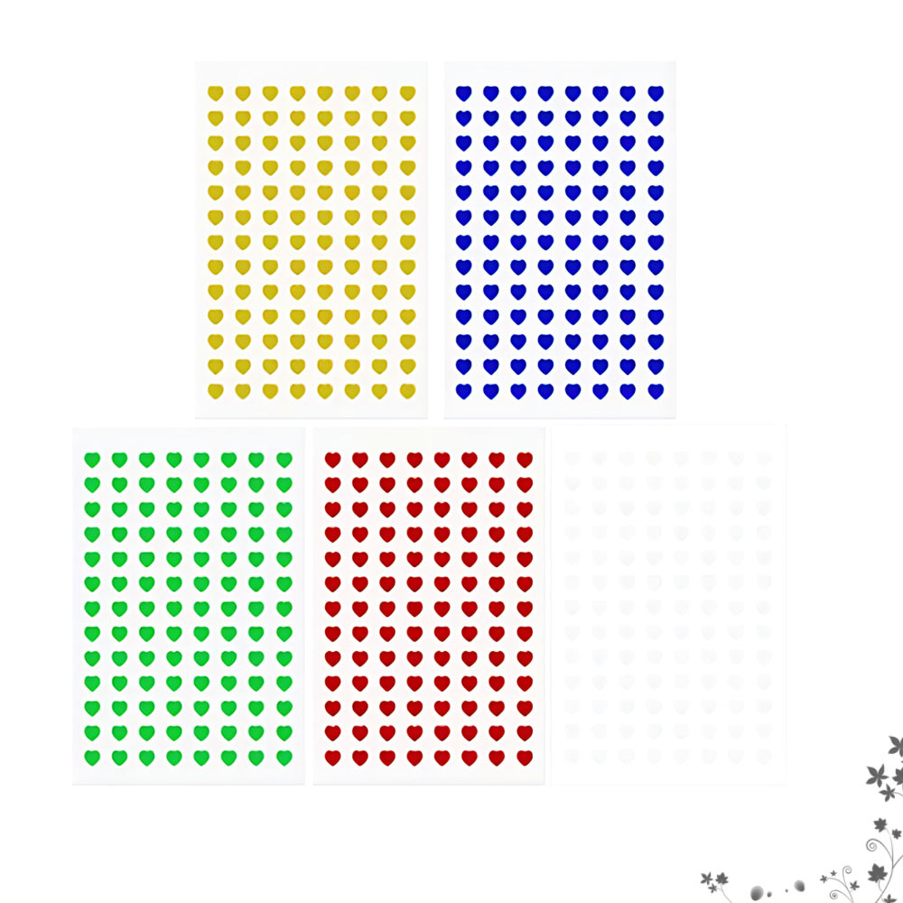 하트 스티커 데코레이션 다이어리 꾸미기 문구 팬시 아트 디자인 포장 선물 장식 컬렉션 스 : 더오라문구