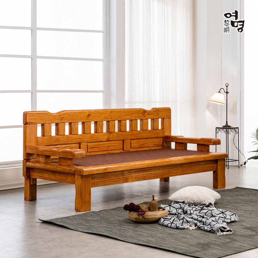 여명흙침대 더락2 카우치 쇼파(황토볼 흙 돌 맥반석 칠보석 세라믹 연옥) - 상품 이미지