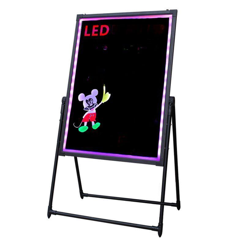 네온 LED 입간판 보드판 보드 스탠드 40x60cm 수직 플러그인(배터리) - 상세 이미지 2