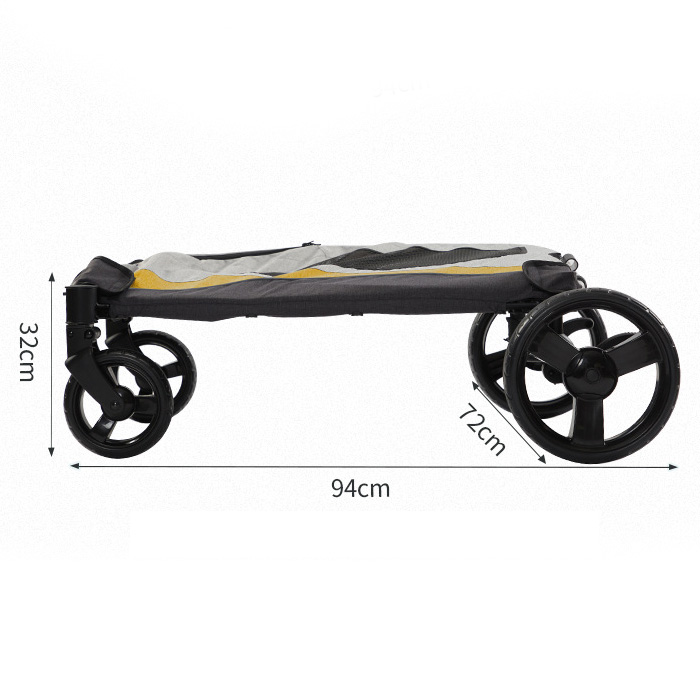 개과천선 그레딘 강아지 유모차 메쉬망 대형견 웨건 투명창 다견다묘