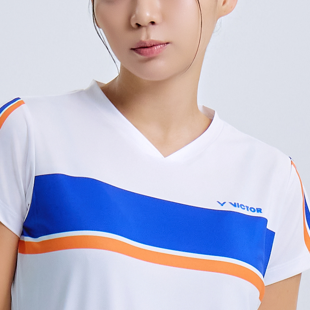 빅터 VICTOR 아울렛 Flex Pro 반팔 티셔츠 여성용 25AGW001F 배드민턴 탁구 스쿼시 스포츠웨어 - 상세 이미지 5