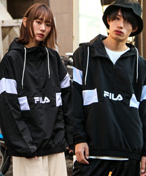 휠라 FILA ZIP FIVE 후드 아노락 바람막이 자켓 4컬러 - 상세 이미지 2