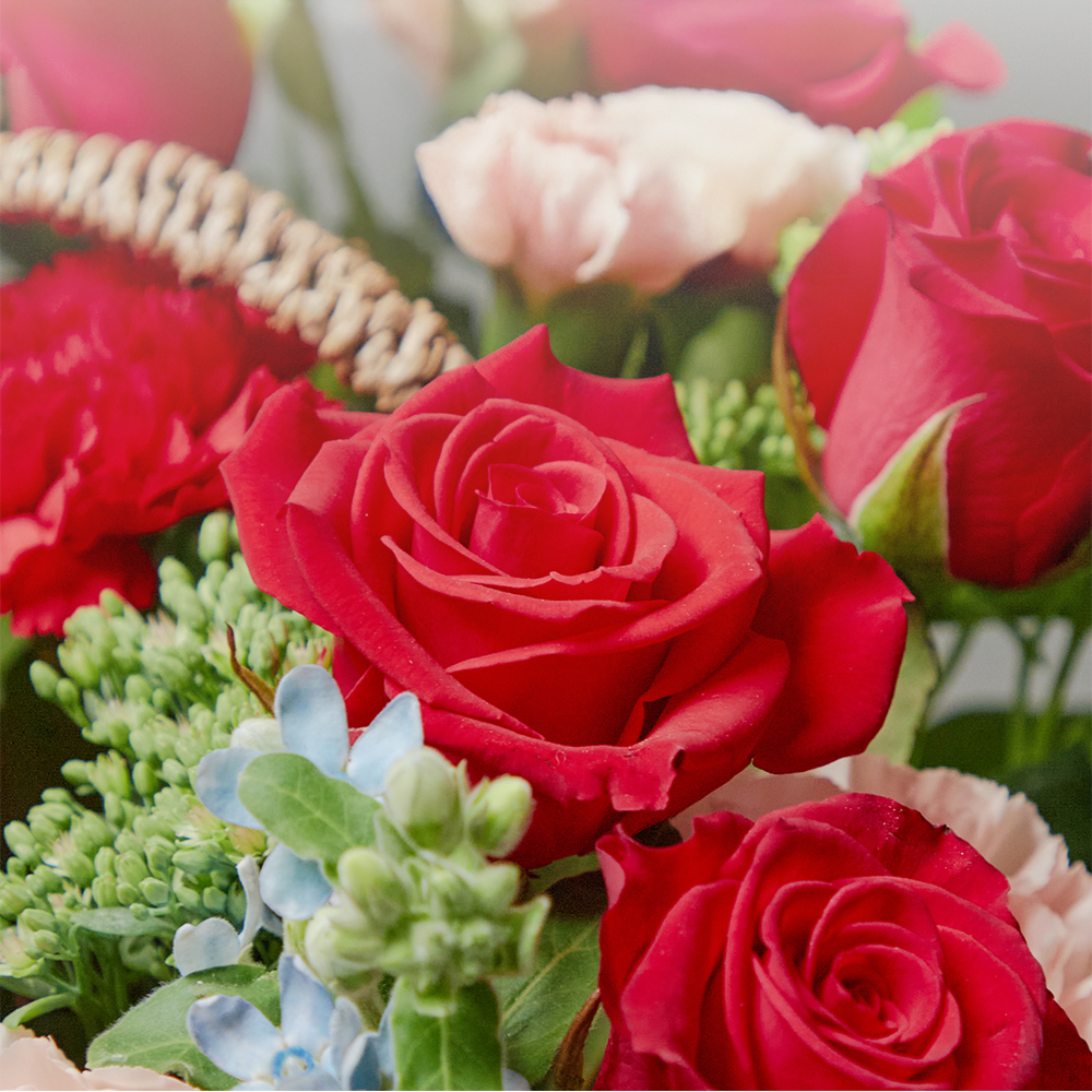 레드 모먼트 혼합 플라워 꽃다발 생화 꽃바구니 생일 기념일 발렌타인데이 전국꽃배달