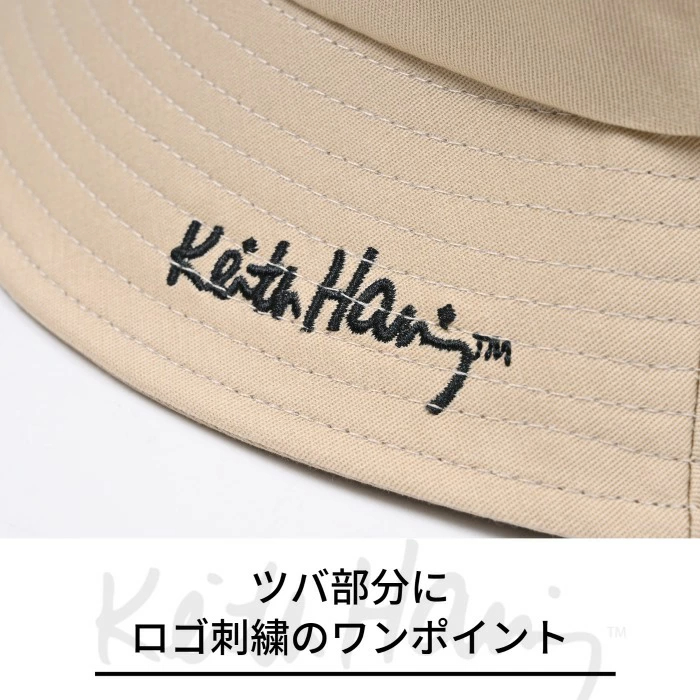 키스헤링 Keith Haring 버킷햇 벙거지모자 버킷 모자 3컬러 - 상세 이미지 2