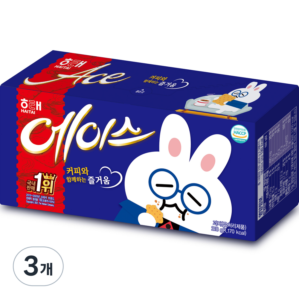 (1+3) 해태제과 에이스, 218g, 3개 4set : 알라이월드