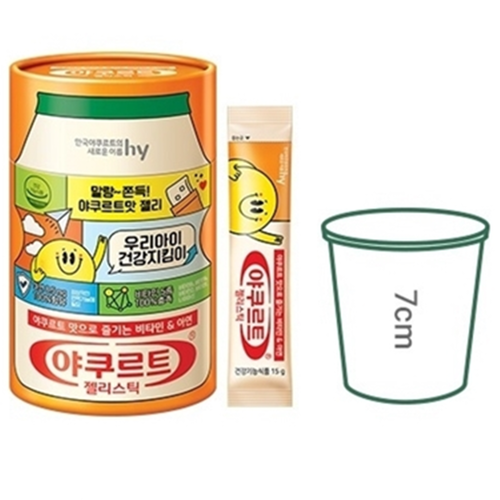 한국야쿠르트 젤리 구미 스틱 15g 30포 6박스 면역 뼈 건강 활력 영양 간식 제리 - 상세 이미지 5