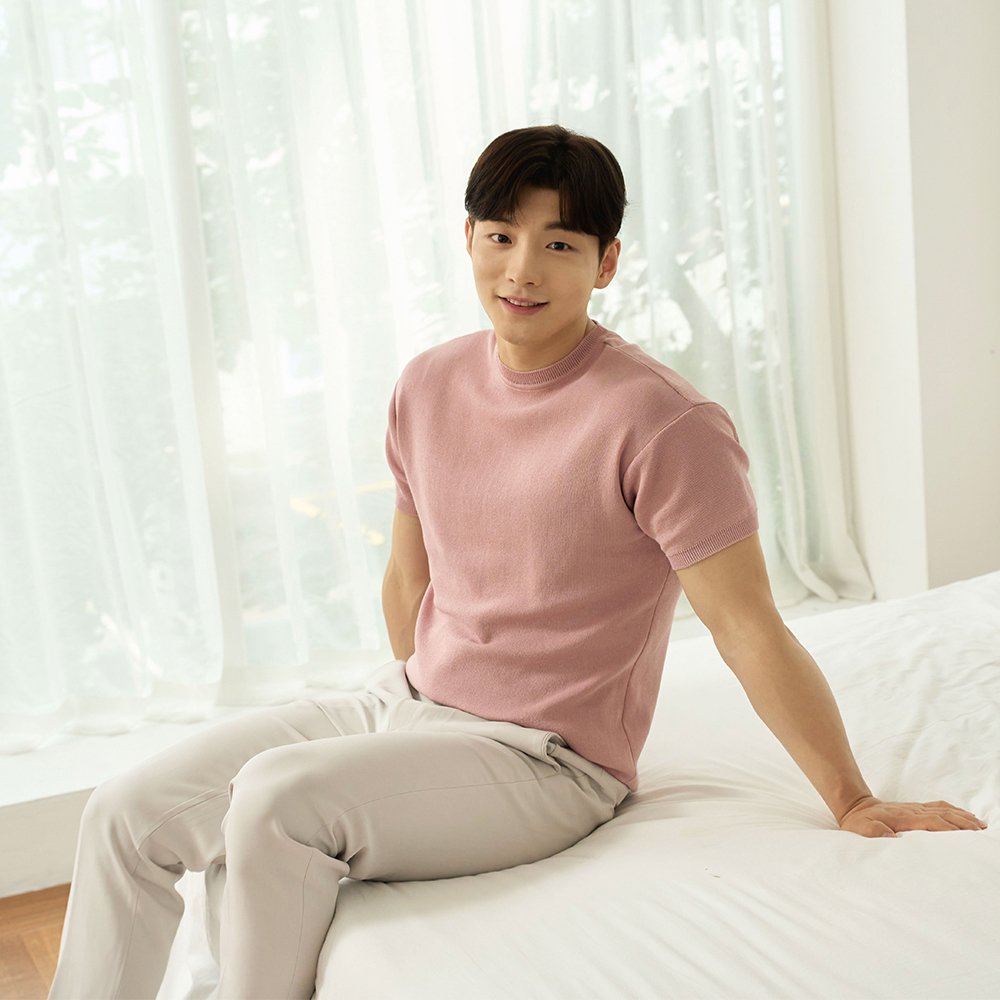 어깨 넓어보이는 남자 머슬핏 반팔 아이스 쿨링 티셔츠 이미지 2