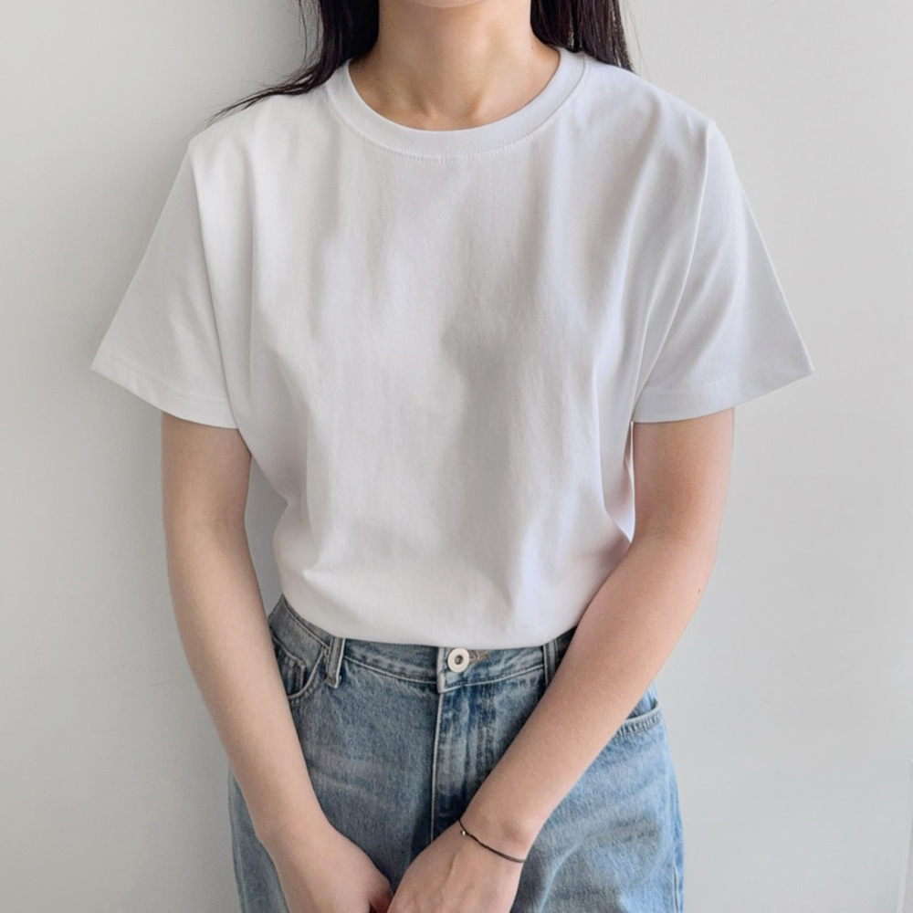 루즈핏 티셔츠 여성 코튼 티셔츠 스판 티셔츠 봄여름 패션 티셔츠 선택법