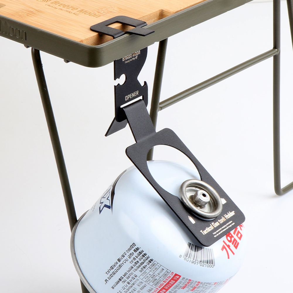 브리즈문 캠핑 테이블 이소가스 부탄가스 홀더 걸이 거치대 후크 받침대 IGT