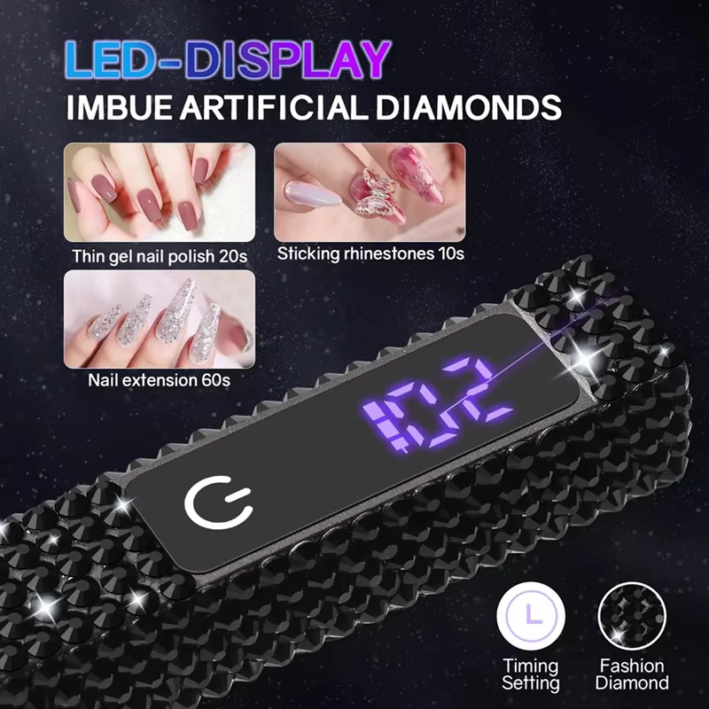 휴대용 살롱 퀵 드라이 USB 네일 드라이어 가정용 미니 건조 라이트 테라피 도구 LED 램프 손전등 펜 : 경성물류