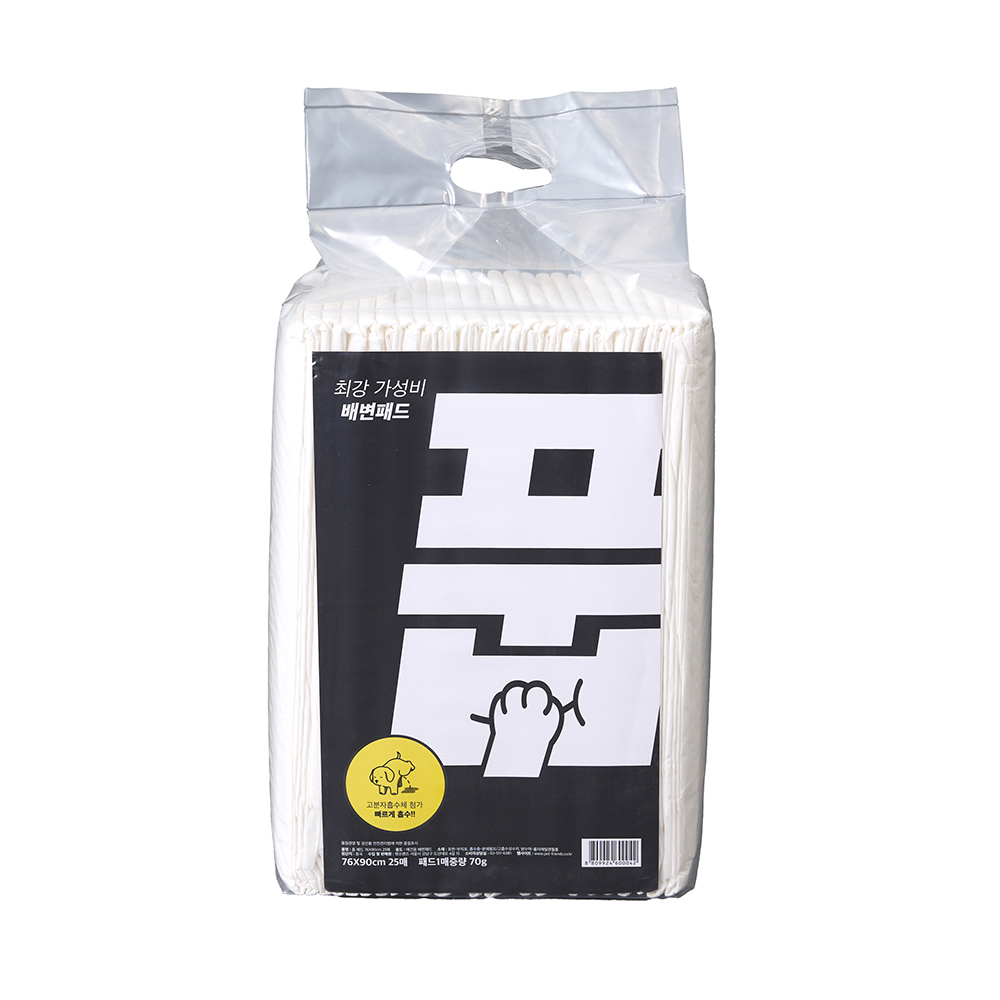 풉 배변패드 울트라 대형 76cm x 90cm 25매 강아지패드