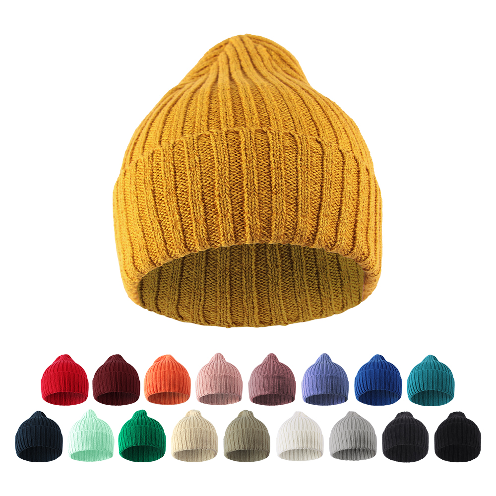 국내제작 쫀쫀 코튼 데일리 롱비니 남자 여자 니트 모자