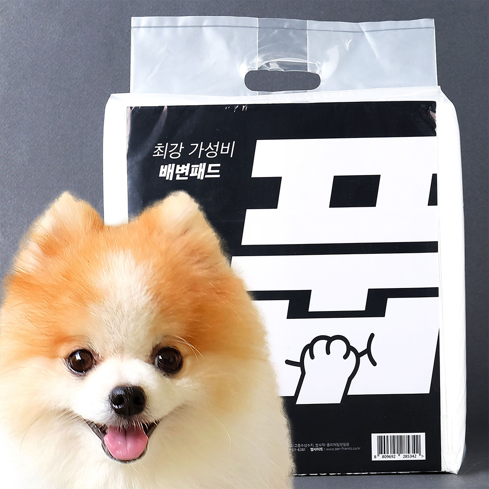 풉 배변패드 소형 40cm x 50cm 100매 강아지패드 - 상세 이미지 5