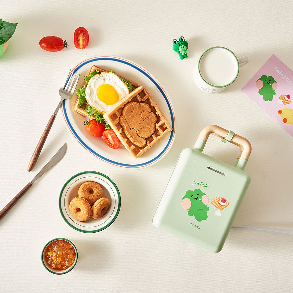 단미 라인프렌즈 미니니 와플 메이커 기계 레니니