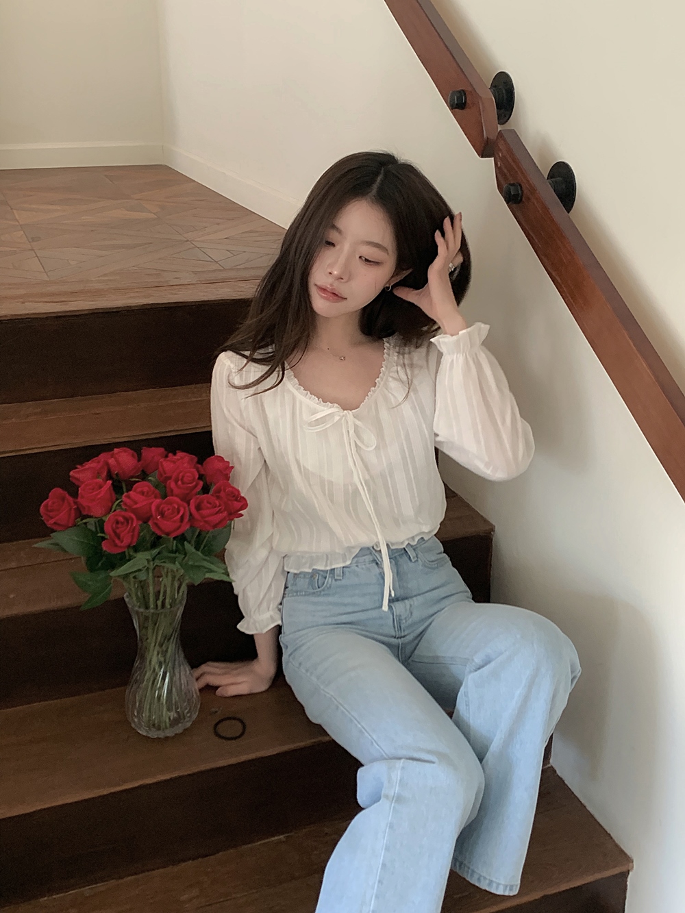 [일자핏데님] 세레티 연청 denim pants 상세 이미지 12