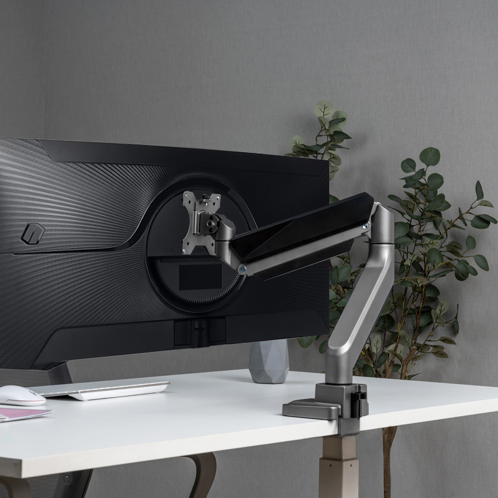 마운트뷰 대형 초 고중량 모니터암 TV 모니터거치대 오디세이G5 싱글