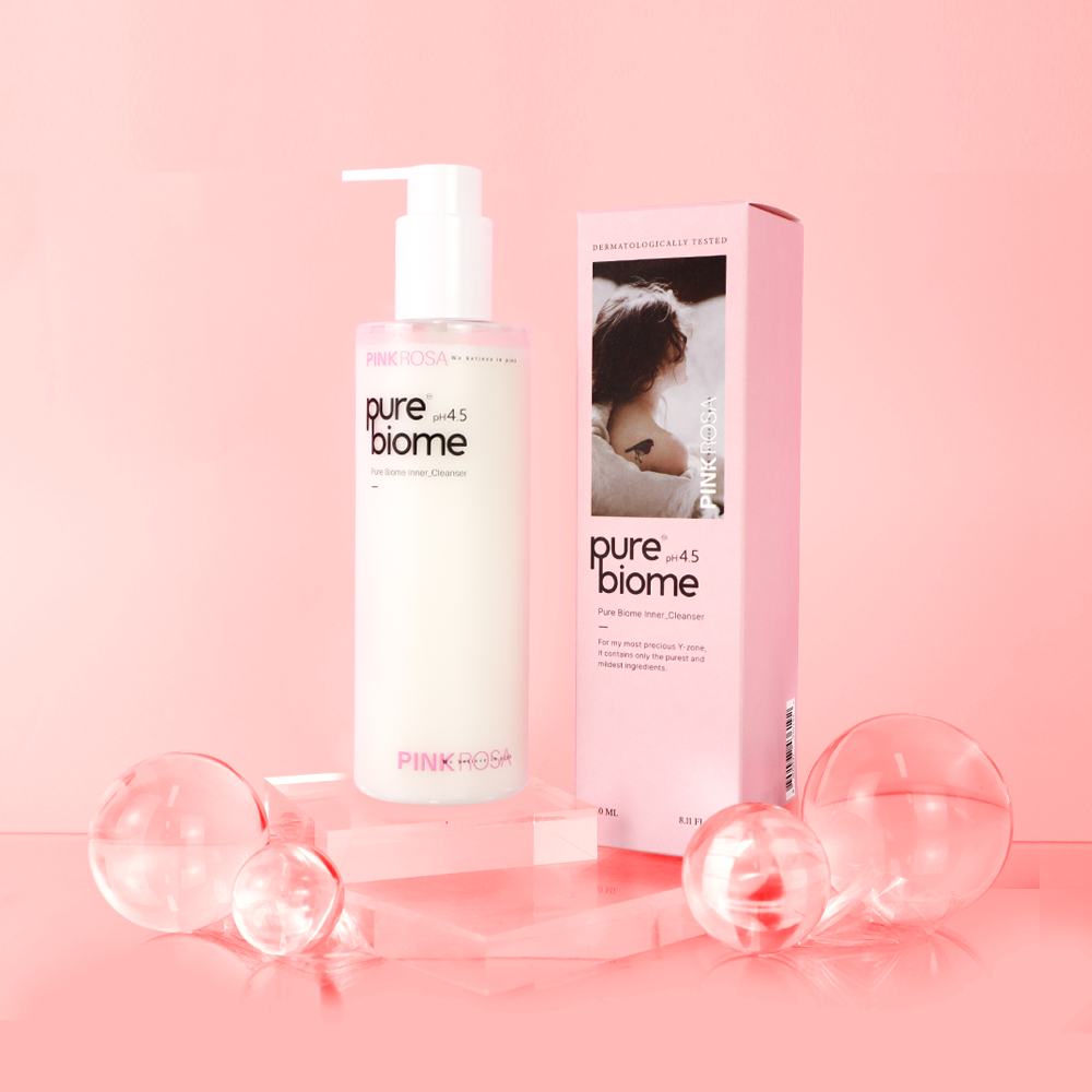 핑크로사 퓨어바이옴 이너클렌저 240ml 이너케어 여성청결제 저자극청결제 - 상품 이미지