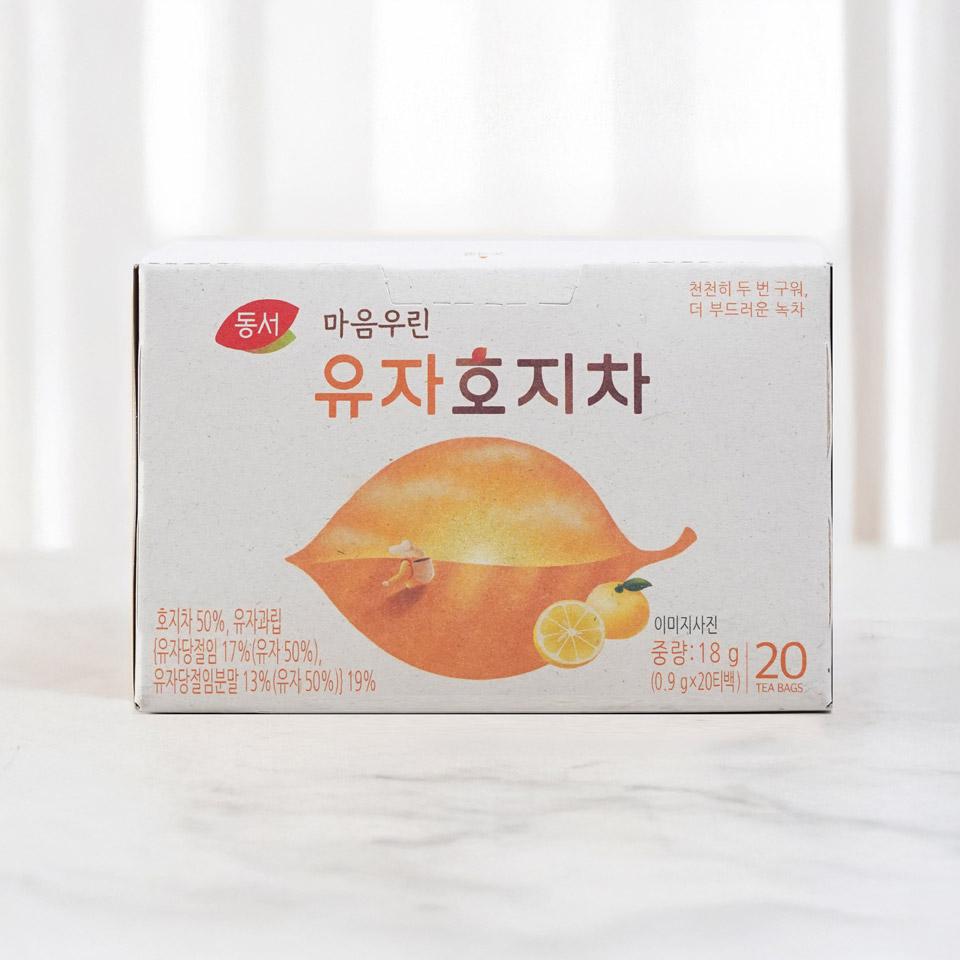 메가마트 동서 마음우린 유자호지차 20T(18g) - 메인 이미지