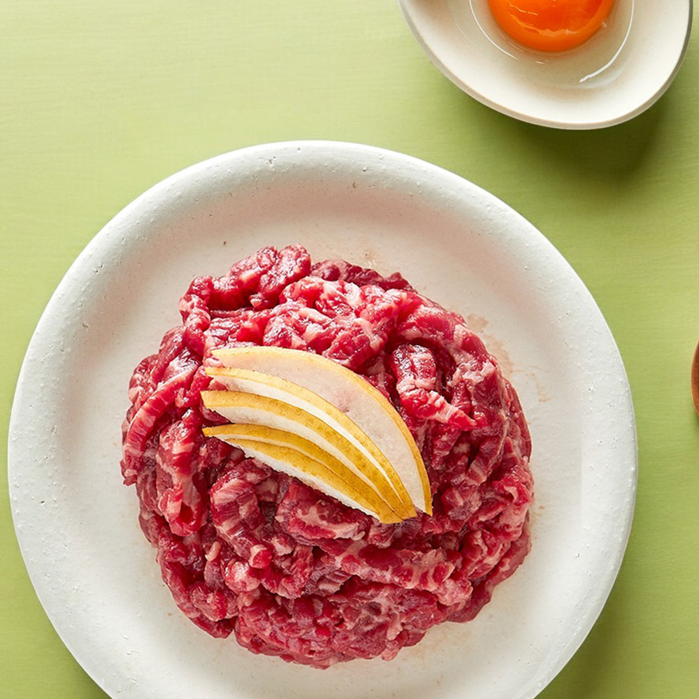 1++ 한우 육회 200g 육사시미 뭉티기 투뿔 마장동 소고기 명절 추석 설 선물 상세 이미지 5