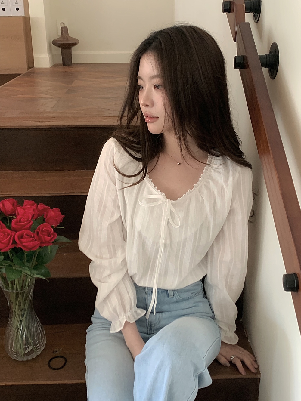 [일자핏데님] 세레티 연청 denim pants 상세 이미지 17