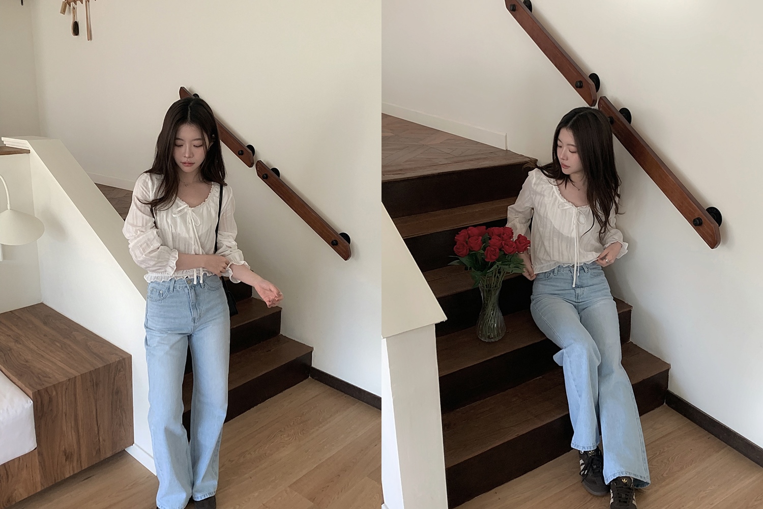 [일자핏데님] 세레티 연청 denim pants 상세 이미지 2