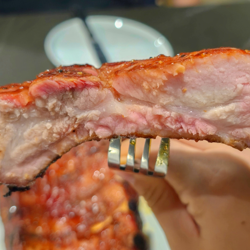 [메가히트]정통 바베큐폭립 500g 2인분/슬로우스모킹 사과나무 훈연 해와바다 이미지 6