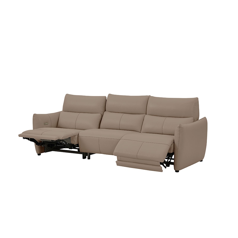 까사미아 루체 리클라이너 소파 스툴미포함, 토프, 4인용