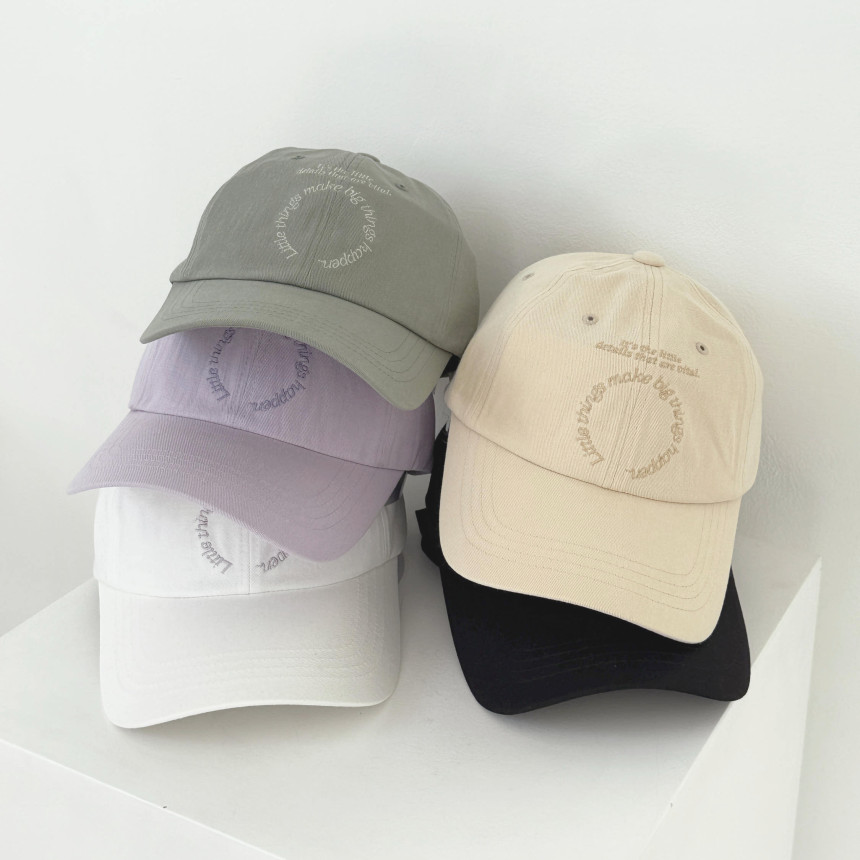 라운드 남자 여자 볼캡 야구모자 5color 상세 이미지 2