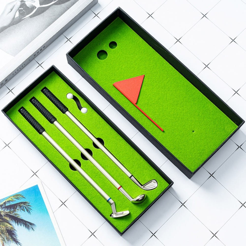 미니 골프채 볼펜 세트