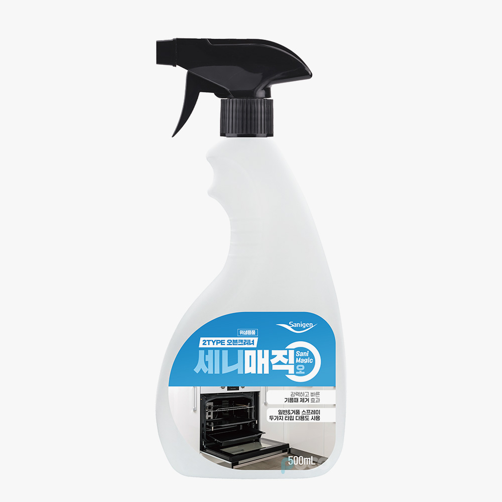 오븐 세정제 다목적 클리너 세니매직O 가스렌지후드 인덕션 주방청소 기름때제거 500ml - 상세 이미지 3