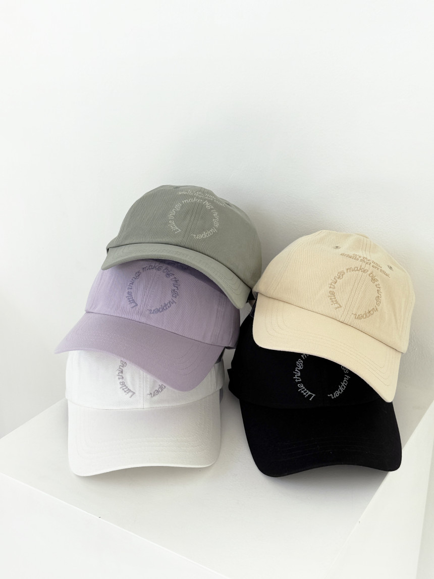 라운드 남자 여자 볼캡 야구모자 5color 상세 이미지 4
